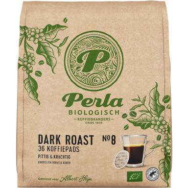 AH Bio Perla Koffiepads dark roast