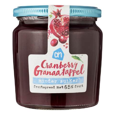 AH Cranberry- granaatappel fruit­spread