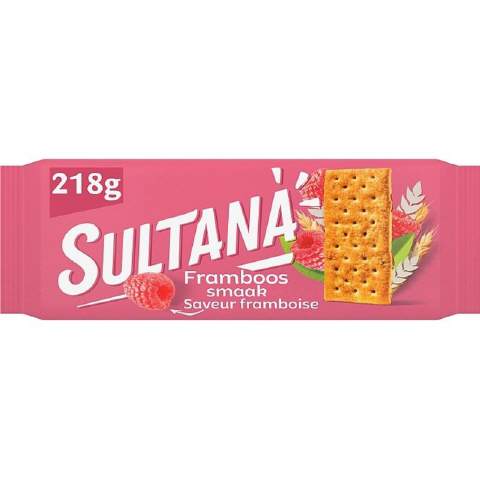 Sultana Fruitbiscuits framboos