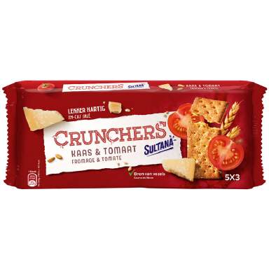 Sultana Crunchers kaas-tomaat