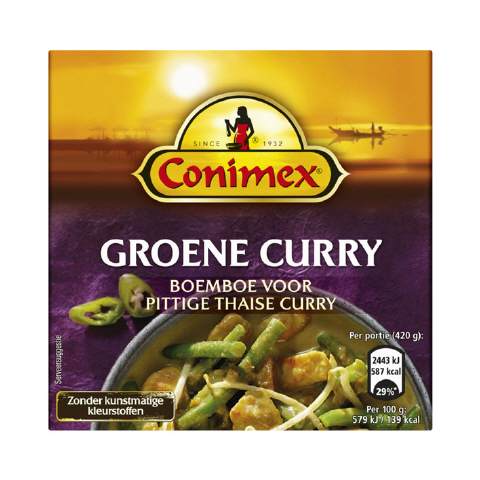 Conimex Boemboe groene curry