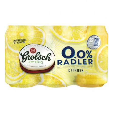 Grolsch 0.0% Radler citroen