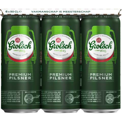 Grolsch Premium pilsner 6 x 50 cl