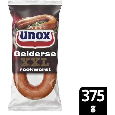 Unox Gelderse rookworst groot 375 gr.