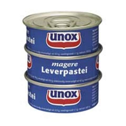 Unox Leverpastei     3 x 56 g.