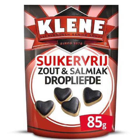 Klene Suikervrij zout & salmiak dropliefde