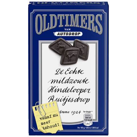 Oldtimers De Echte zwart-wit Salmiak Klinkers