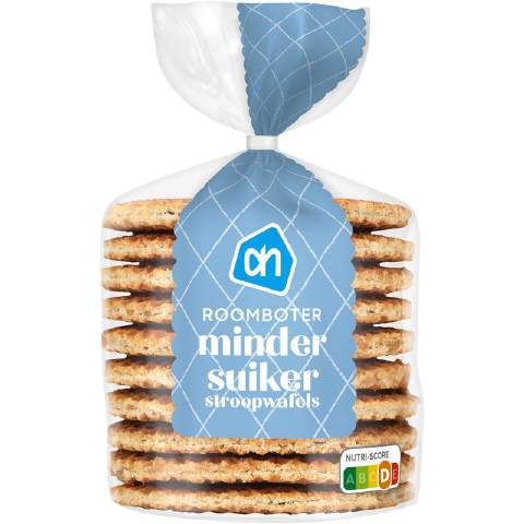 AH Stroopwafels minder suiker