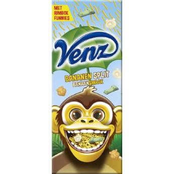 Venz Bananen split banaansmaak