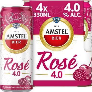 Amstel Ros&eacute; bier 4-pack